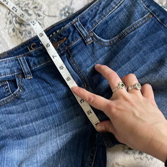 COPY - LAUREN CONRAD Blue Medium to Dark Wash Cotton Blend Denim Shorts Size 6 - Picture 6 of 7